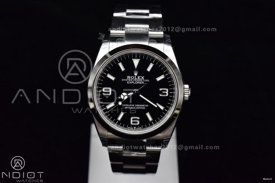 Steel 1:1 124270 Dial Explorer on VSF DD3230 SS 36mm Black Best 904L Edition Bracelet 0518